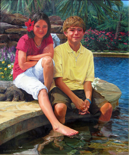 Childrens Oil Portraits | Dallas